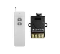 Cpolebev Wireless Remote Control Switch On-Off Wireless Remote Switch High-Power 30A Wide-Voltage Long Rage for Anti-Theft Alarms
