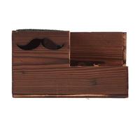 Cpolebev Wood Hairdressing Tool Box Hair Salon Shear Holder Hair Cutting Scissors Rack Storage Container Holder