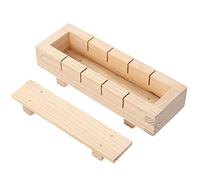 Cpolebev Wooden Sushi Maker Rice Mold Sushi Making Kit Set for Kitchen Accessories Cooking Tool