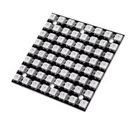 Cpolebev WS2812 LED 5050 RGB 8x8 LED Matrix WS2812B 8x8 64-Bit Full Color 5050 RGB LED Lamp Panel Light