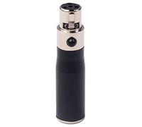 Cpolebev XLR Mini 3 Pin Male to 4 Pin Female Audio Adapter Plug Connector Hi-Fi Signal Converter Adapter for Microphone Speaker