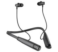 Cpolebev Y10 Wireless Neckband Earphones with Microphone in-Ear Sports Earphones Long Battery Life Noise Reduction