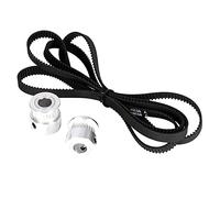 Cpolebev Z- Timing Belt Pulley Kit 24 Teeth Synchronous Wheel and Belt for X5SA 1068 mm