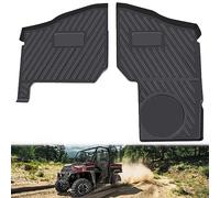 CPOWACE 2PCS Floor Mats Compatible with Ranger XP 1000, Front Anti Slip TPE Floor Liner All Weather Anti-Aging Mat Compatible with Polaris Ranger XP 1000 Crew Accessories 2018-2023,Replace #2882780