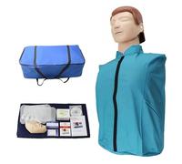 CPR Doll Adult Training Doll for Heart-Pulmonary Resuscitation Rubber Half Body Artificial Resuscitation Human Model Simulator for Cardiopulmonary Resuscitation First Aid Training