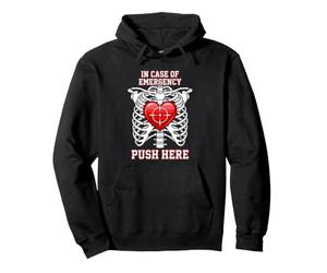 CPR Funny First Responder Nurse Emergency Heart Pullover Hoodie