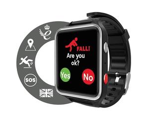 CPR Guardian III - SOS Personal Alarm with Call Button and 2-Way Calling - Features include Location GPS Tracker, Fall Alarm for Elderly, Heart Rate Monitor, Medical Reminders