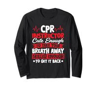 CPR Instructor Design for First Aid Course Long Sleeve T-Shirt