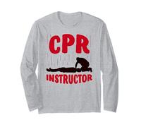 CPR Instructor Emergency Care Coach First Aid Course Long Sleeve T-Shirt