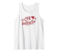 CPR Instructor First Aid Course, Care Emergency Coach Tank Top
