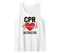 CPR Instructor First Aid Course, Care Emergency Coach Tank Top