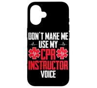 CPR Instructor & Paramedic CPR Trainer For EMT Training Case for iPhone 16