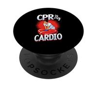 CPR Instructor & Paramedic CPR Trainer For EMT Training PopSockets Adhesive PopGrip