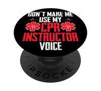 CPR Instructor & Paramedic CPR Trainer For EMT Training PopSockets Adhesive PopGrip