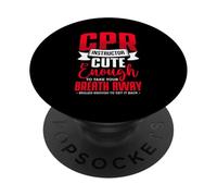 CPR Instructor & Paramedic CPR Trainer For EMT Training PopSockets Adhesive PopGrip