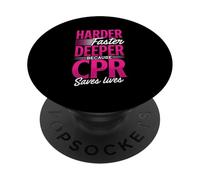 CPR Instructor & Paramedic CPR Trainer For EMT Training PopSockets Adhesive PopGrip