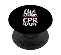 CPR Instructor & Paramedic CPR Trainer For EMT Training PopSockets Adhesive PopGrip