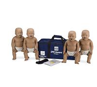 CPR Savers & First Aid Supply Prestan Professional Infant CPR Training Manikin with 2019 AHA Feedback Monitor, Dark Skin, 4-Pack, PP-IM-400M-DS