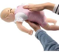 CPR Training Manikin for Infants, First Aid Model for Airway Obstruction Practice, Educational PVC Baby Resuscitation Dummy for Teaching Emergencies