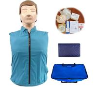 CPR Training Manikin, Half Body Simulation Model for First Aid Education and Patient Care, Ideal for Health and Safety Training Programs