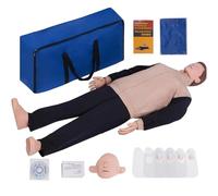 CPR Training Manikin - Life Size Full Body Adult Resuscitation Manikins, Cardiopulmonary Resuscitation Simulator CPR Dummy for First Aid Education and Medical Teaching