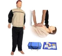 CPR Training Manikin - Life Size Full Body CPR Simulator for First Aid Education & Medical Teaching - Adult Resuscitation Model