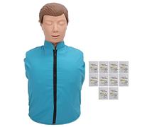 CPR Training Manikin, Professional Adult Cardio Pulmonary Resuscitation Training Mannequins First AID Training Manikins, Rubber Half Body CPR Mannequin Dummy for Teaching Training