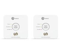 Cprotect TCS0201A Carbon Monoxide Detector - 10-Year Sealed Battery, Easy Activation, Loud 85dB Alarm, EN50291-1:2018 Certified, Reliable CO Safety for Home & Office (2 Pack)
