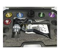 CPS BLACKMAX BTLH5E Premium Hydraulic Multi-Head Tube Expander Kit, with Color Coded Heads for 3/8", 1/2", 5/8", 3/4", 7/8"