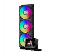 CPS GT360M ARGB Display BK, AIO CPU Cooler TDP 300W with 2.8 Inch IPS Screen, Liquid Cooling System with 3 ARGB PWM Fans, for Intel LGA 1851/1700/1200 & AMD AM5/AM4