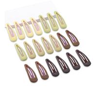 Cptots Large Hair Barrettes For Women Girls And Kids Teens No Slips Metal Snap Hair Clips For Thin Hair And Fine Hair,Matte Brown,20 PCS,2.67 In