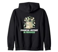 CPU 90s Tech Financial Mistake In Progress PC Gamer Player Zip Hoodie
