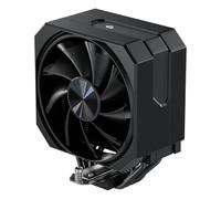 CPU Air Cooler with 4X6mm Heat Pipes,120mm Fan CPU Cooler 1650rmp,CPU Cooler AMD AM5/AM4/AM3 Series,CPU Air Cooler 6.1’’ Height Compatible with Intel LGA 1700/1851/1155/1156/2011/2066(Black)