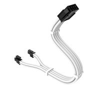 CPU Cable 8pin To 4+4pin Detachable Motherboards Power Cable 11.8inch Colored Nylon Wire For Mainbiards Modulars Power Supply Cable
