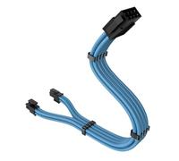 CPU Cable 8pin To 4+4pin Detachable Motherboards Power Cable 11.8inch Colored Nylon Wire For Mainbiards