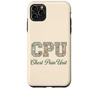 CPU Chest Pain Unit Floral Nurse Appreciation Case for iPhone 11 Pro Max