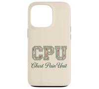 CPU Chest Pain Unit Floral Nurse Appreciation Case for iPhone 13 Pro