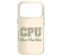 CPU Chest Pain Unit Floral Nurse Appreciation Case for iPhone 17 Pro