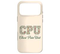 CPU Chest Pain Unit Floral Nurse Appreciation Case for iPhone 17 Pro Max