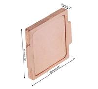 CPU Cool Pure Copper Cover Ihs Overclocking Cooling Fin Heat Radiation Opener For 6700K 7700K 8700K 115x Interface Laptop Cooler Fan Heatsink Radiator Holder Base Bracket Case Rack Sucker Thermal Heat