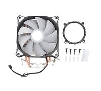 CPU Cooling Fan, 48CFM DC 12V PC Cooling Fan with RGB Light, 16dBA Low Noise Hydraulic Bearing Fan Fit for LGA 775, 1150, 1151, 1155, 1156