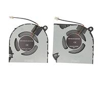 CPU Cooling Fan, Nitro 5 Aluminum Alloy 4Pin ABS CPU Cooling Fan, Durable Easy Installation GPU Cooling Fan Compatible with Nitro 5 AN515 43 AN515 54(CPU and GPU)