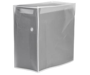 CPU Dust Cover See-Through Lightweight Waterproof Computer Desktop Office Work PC Small-Tower Full Body Protective Case - Small Mini Size