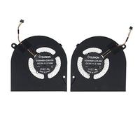 CPU & GPU Cooling Fan for Razer Blade Stealth RZ09-0281 RZ09-02812 RZ09-02812E71 13" FMQ6 FMQ7 DFS150705410T DFS160005410T