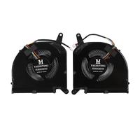CPU+GPU Cooling Fan Replacement for Gigabyte Aorus 15P 15G 17G KB SB WB XB YB YC KC XC RX5G RX7G AERO 15 OLED SA 17 HDR XA RP75XA RP75XG RP77XB RP77XD AERO 17 RP77 RP75W PLB07010S12HH DC12V 1A 0.75cm