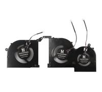 CPU+GPU Cooling Fan Replacement for MSI GS66 WS66 Stealth 10SD 10SE 10SF 10SFS 10SGS MS-16V1 MS-16V2 MS-16V3 Fan P/N: BS5005HS-U4Q BS5005HS-U4J 16V1-G-CW 16V1-G-CCW DC5V 1.0A