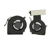 CPU GPU Fan Replacement Professional Laptop Cooling Fan 4 Pin Connector 5V 0.5A for OMEN 15 Copper Aluminum Alloy ABS (CPU and GPU Fan)
