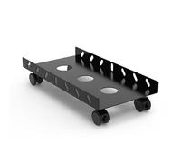 CPU Holder Desktop Computer CPU Host Bracket Mobile Belt Wheel Heightened Storage Chassis Base Host Drag Tray Pulley Shelf Computer Stand(B)