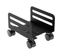 CPU Holder Stand Adjustable Tower Desktop Case Heavy Duty PC Tower Stand, CPU Steel Rolling Cart Mobile PC Stand PC Tower Stand