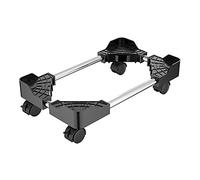 CPU Holder Stand CPU Holder Adjustable Tower Desktop Case Floor Stand Mobile CPU Stand PC Holder with Adjustable Width and 4 Caster Wheels, Black PC Tower Stand